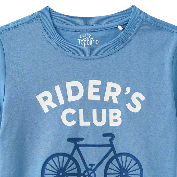 Jungen T-Shirt mit Fahrrad-Print