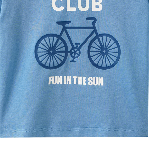 Jungen T-Shirt mit Fahrrad-Print