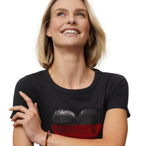 Damen T-Shirt im Fußball-Design