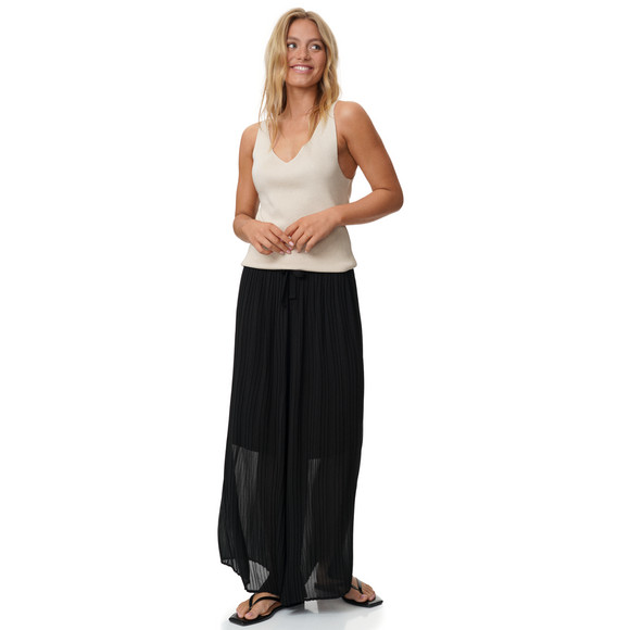 Damen Top mit Rippstruktur