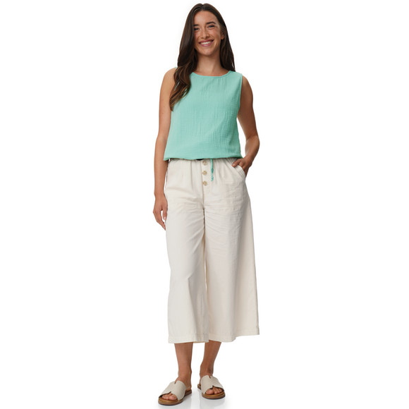 Damen Musselin-Blusentop in Uni