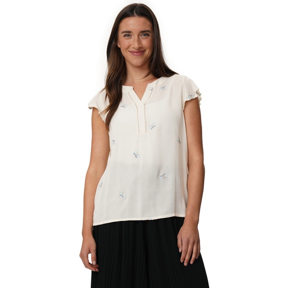 Damen Bluse mit Stickerei