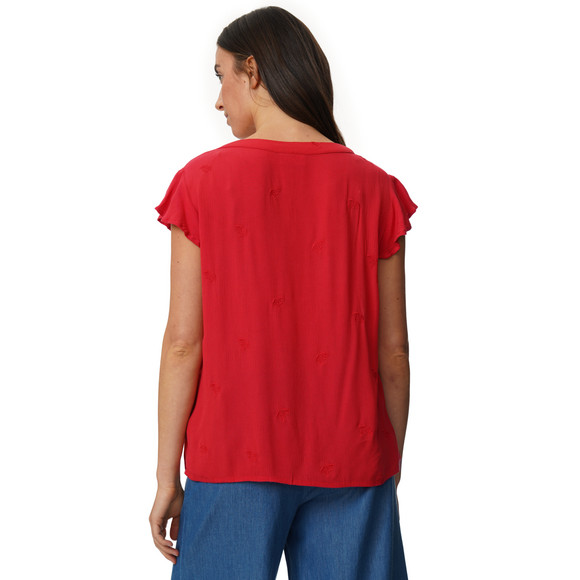 Damen Bluse mit Stickerei