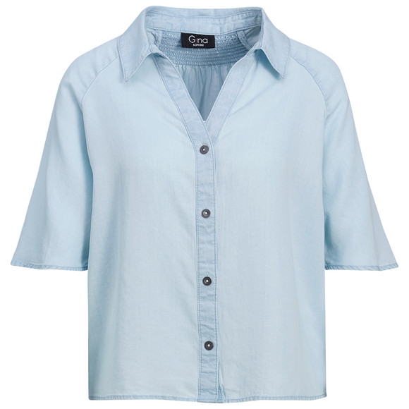 Damen Bluse mit Knopfleiste