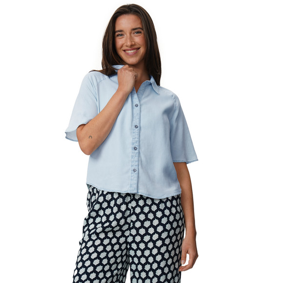 Damen Bluse mit Knopfleiste
