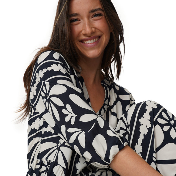 Damen Maxikleid mit Allover-Muster