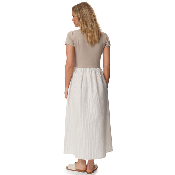 Damen Kleid mit Seersucker-Struktur