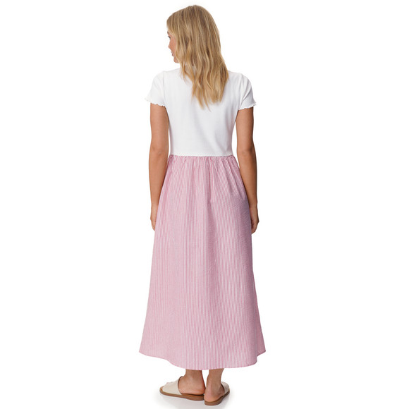 Damen Kleid mit Seersucker-Struktur