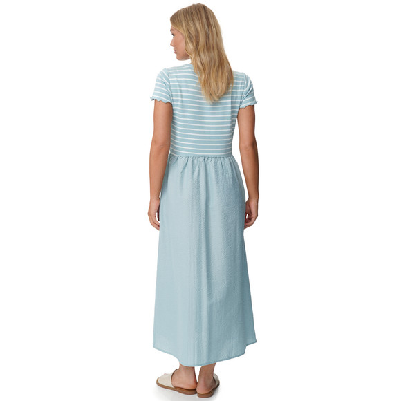 Damen Kleid mit Seersucker-Struktur