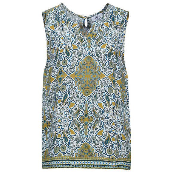 Damen Blusentop mit Allover-Muster