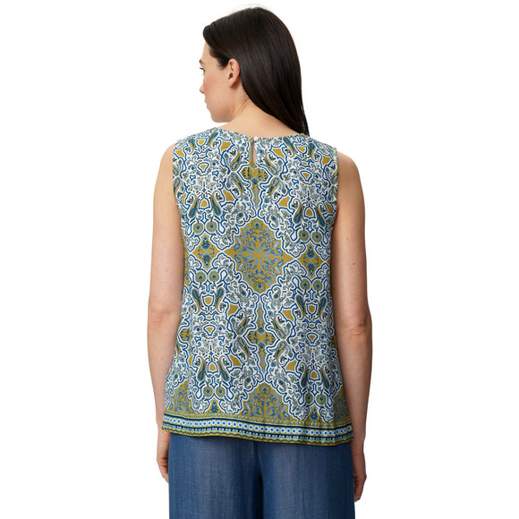 Damen Blusentop mit Allover-Muster