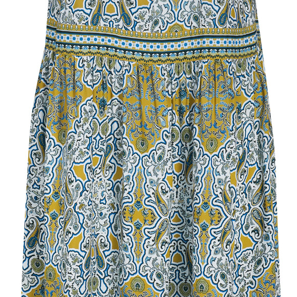Dames maxi-jurk met all-over patroon