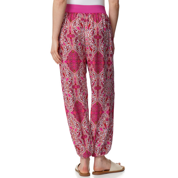 Damen Haremshose mit Allover-Muster