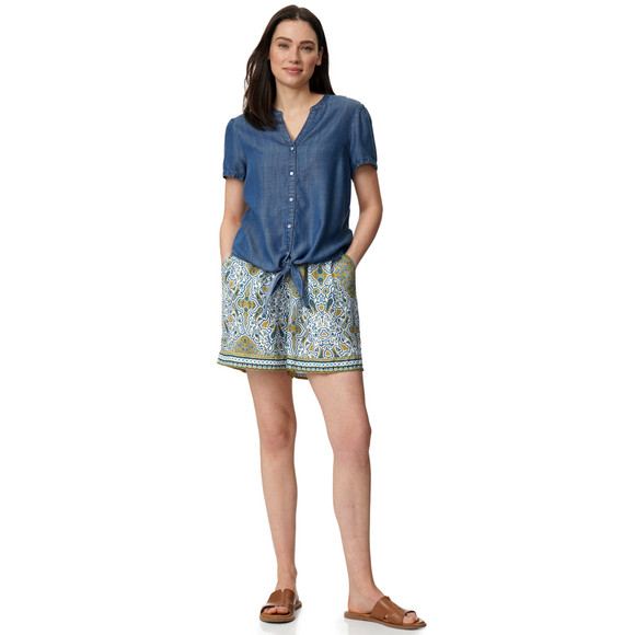 Damen Shorts mit Allover-Muster