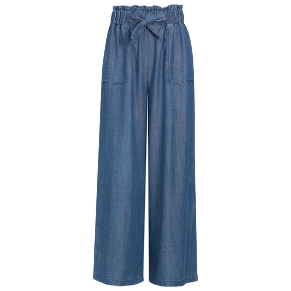 Damesbroek in denimlook