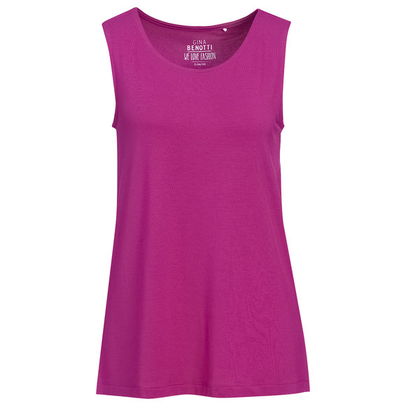 Damen Top mit Viskose pink