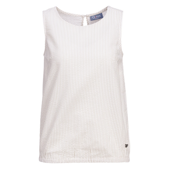 Damen Top in Seersucker-Struktur