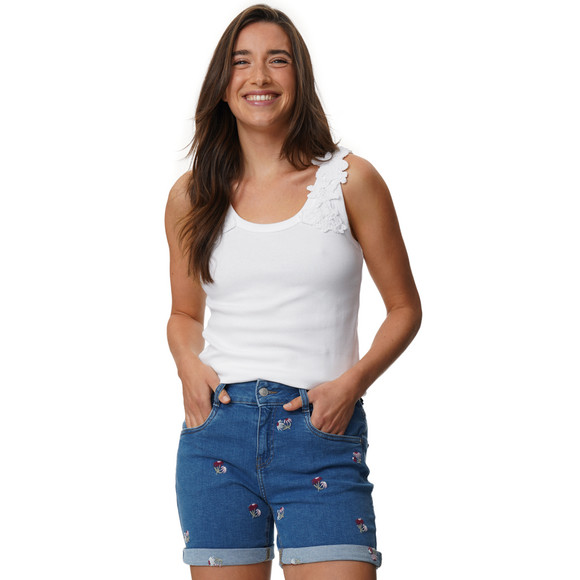 Damen Top mit Spitze