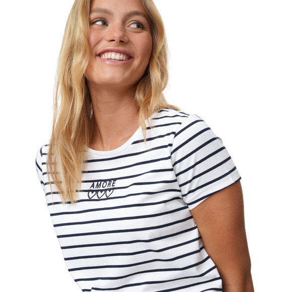 Damen T-Shirt mit Stickerei