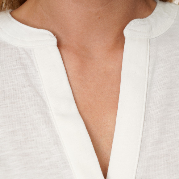 Dames-T-shirt met V-hals