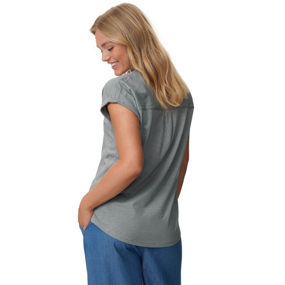 Dames-T-shirt met V-hals