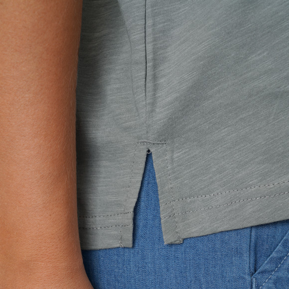 Dames-T-shirt met V-hals