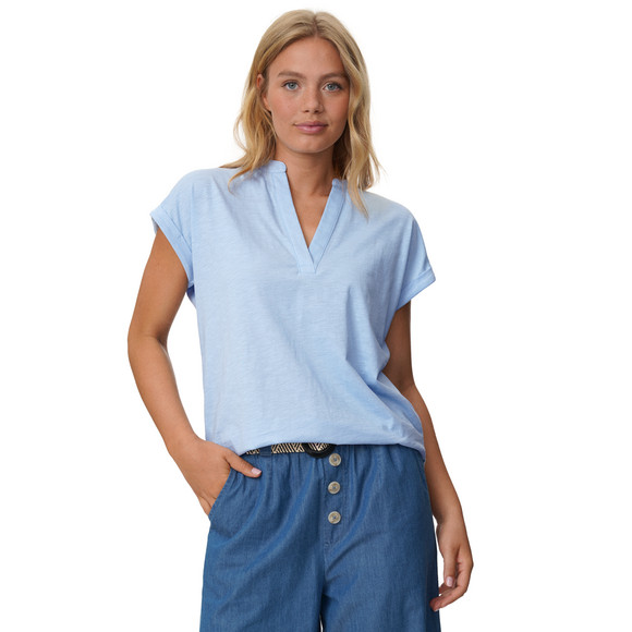 Dames-T-shirt met V-hals