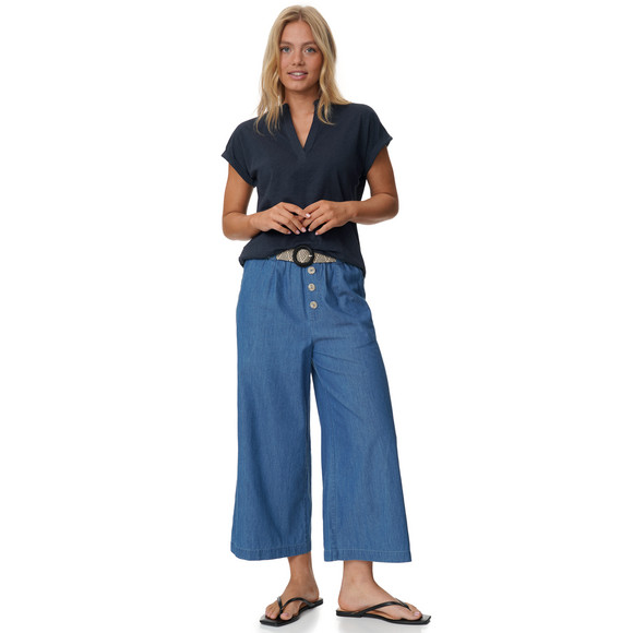 Dames-T-shirt met V-hals