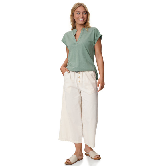 Dames-T-shirt met V-hals