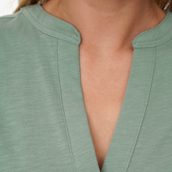 Dames-T-shirt met V-hals