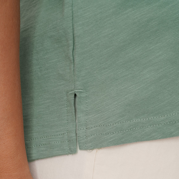 Dames-T-shirt met V-hals