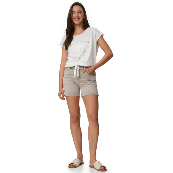 Damen T-Shirt mit Knotendetail