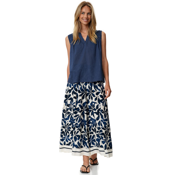 Damen Bluse mit Broderie Anglaise-Stickerei