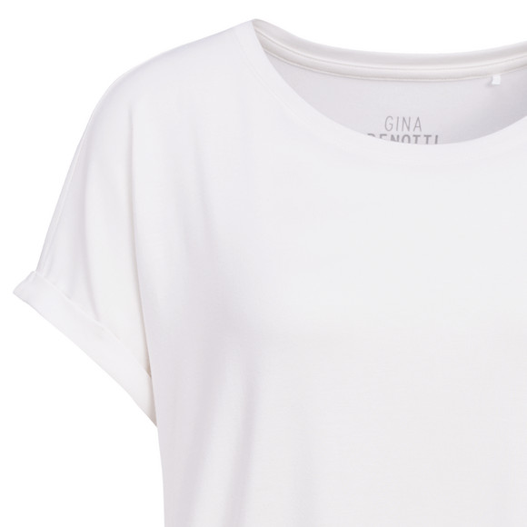 Dames-T-shirt in basic-stijl
