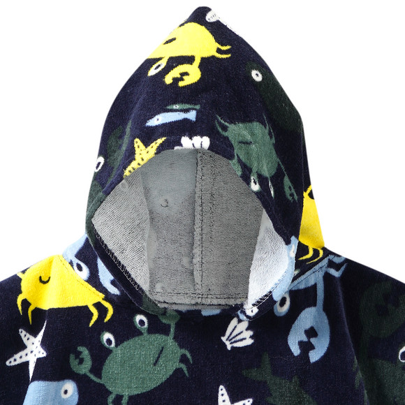 Kinder Badeponcho mit Meerestieren