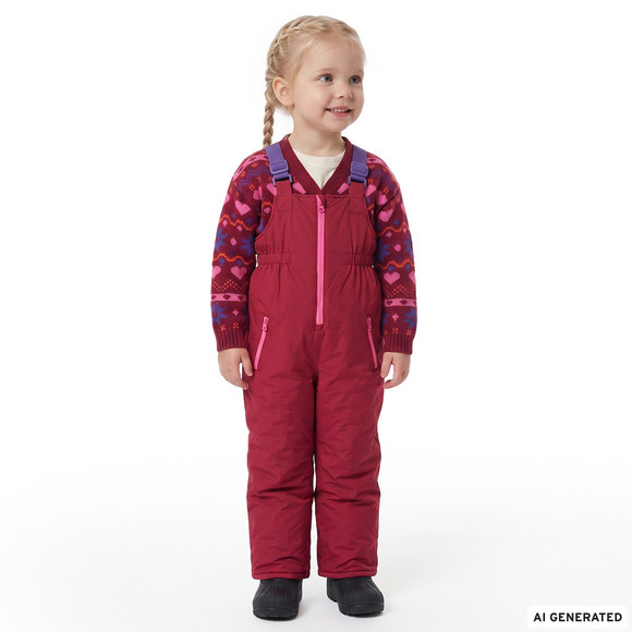 Mädchen Schneehose mit elastischen Trägern