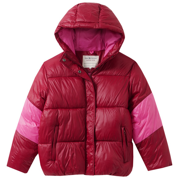 Winterjas voor meisjes met een glanzende look