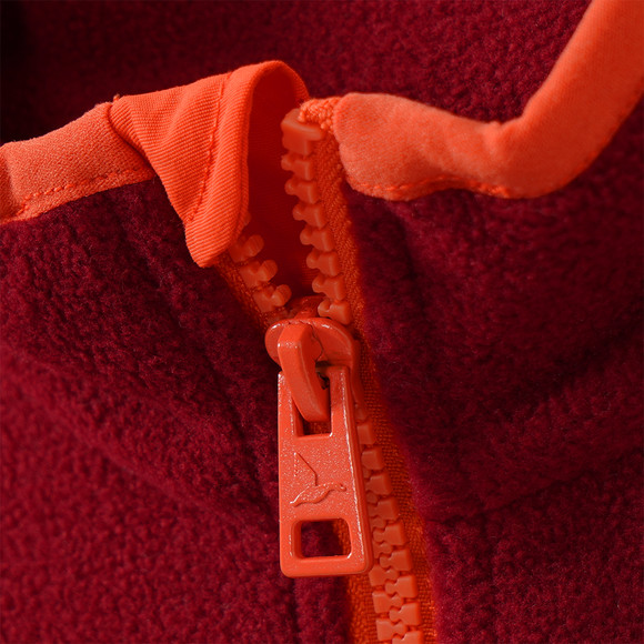 Mädchen Fleecepullover mit Farbteilern