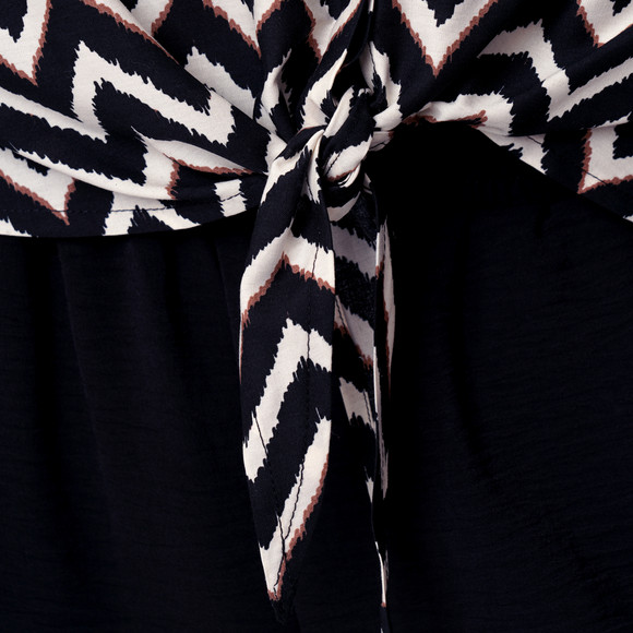 Damen Bluse mit Knotendetail