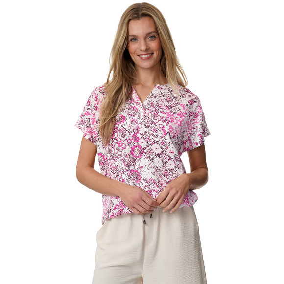 Damen Bluse mit Allover-Print