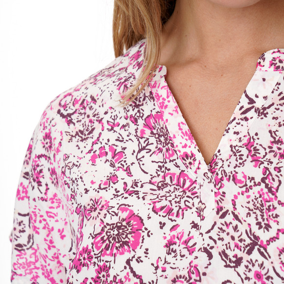Damen Bluse mit Allover-Print