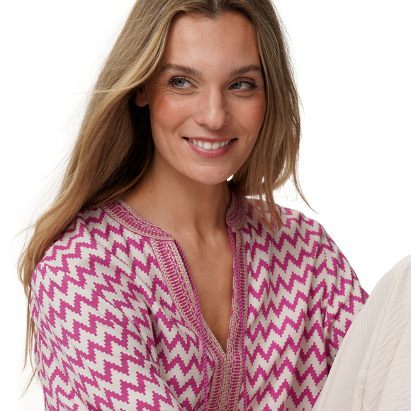 Damen Bluse  mit Stickerei