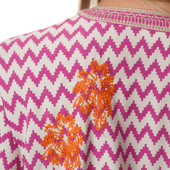 Damen Bluse  mit Stickerei