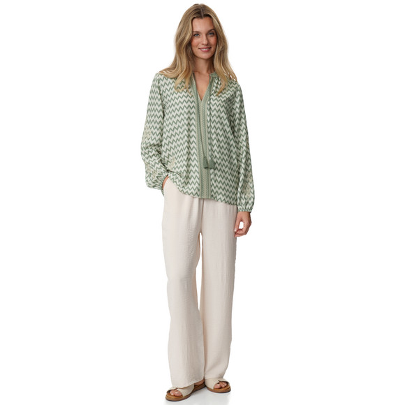 Damen Bluse  mit Stickerei