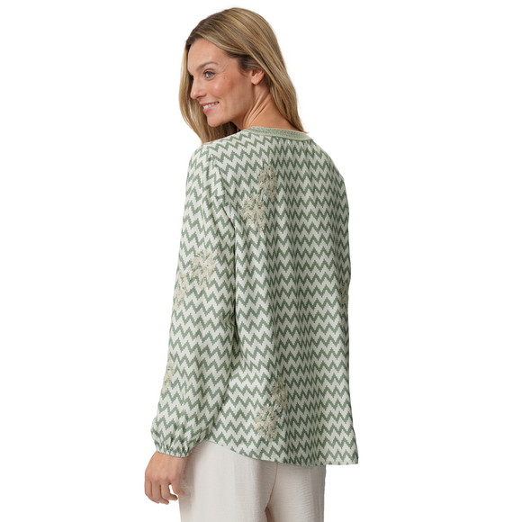 Damen Bluse  mit Stickerei