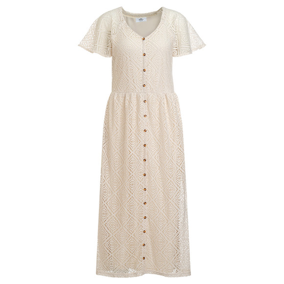 Damen Kleid in Häkel-Optik