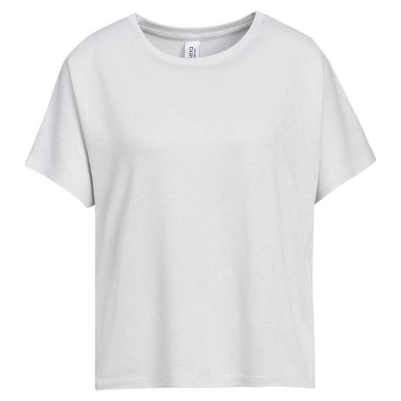 Damen T-Shirt mit Viskose weiss
