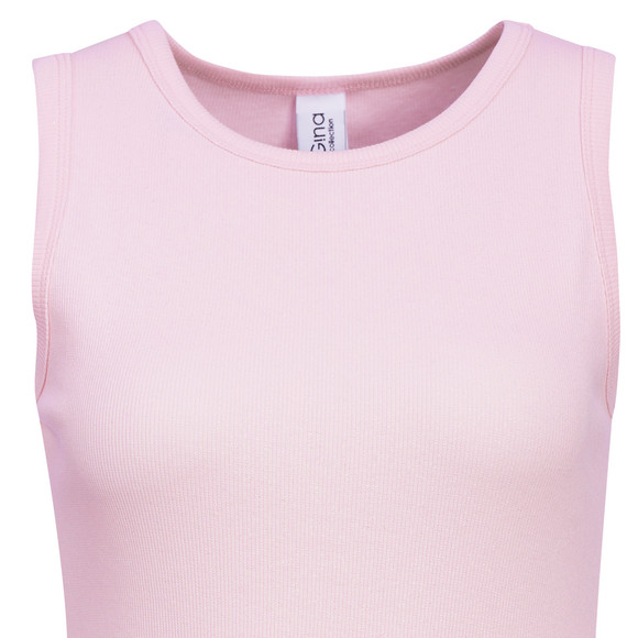 Damen Top mit Rippstruktur