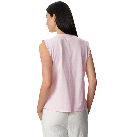 Damen Blusentop mit V-Ausschnitt