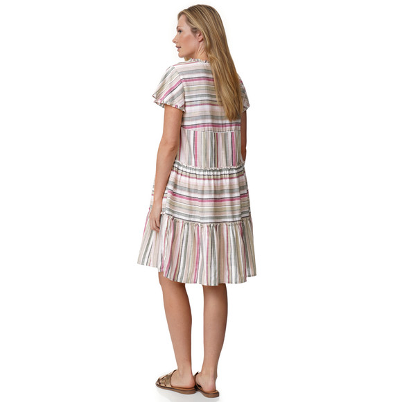 Damen Kleid im Streifen-Look